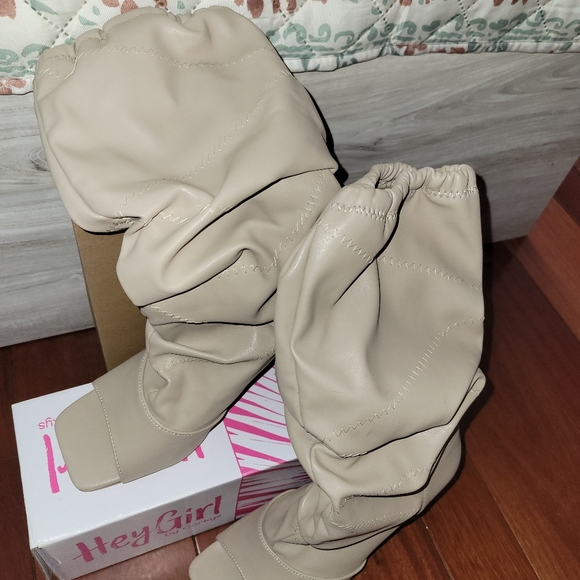 Fashion Open Toe Boots - Picture 3 of 3